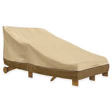 The best chaise lounges ensure you are comfortable and can fit with different outdoor settings. Classic Accessories Veranda Outdoor Double Wide Chaise Lounge Club Chair Cover Bed Bath Beyond