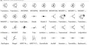 halbleiter symbole schalter halbleiter elektroniken
