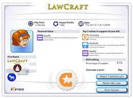 Play any of the following icivics games: Chapter 11 Assignment Legislative Process