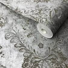 Wallpaper Striped Victorian Damask Purple Brass Gold Metallic Stripe Textured 3d Ebay Vinyl Wallpaper Modern Wallpaper Stripes Texture