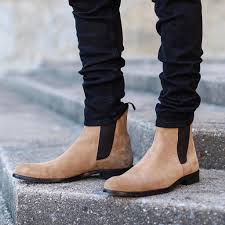 2019 fr.lancelot chelsea short boots men fashion brand real leather winter ankle boots zip low pointed toe men shoes new desigen. The Taupe Chelsea Boots Oro Los Angeles 2 Boots Outfit Men Chelsea Boots Outfit Chelsea Boots Men