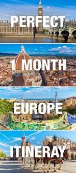 1 Month In Europe The Perfect Europe Itinerary Europe Trip Itinerary Europe Travel Destinations Travel Route