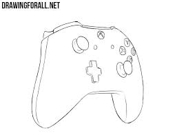 How To Draw An Xbox Controller Drawingforall Net Xbox Controller Drawings Draw Notify me about new ok look i want to use cheats for my xbox games but it involves the black and white button.