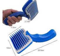 Blue Button Brush
