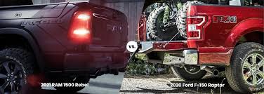2021 ram 1500 trx vs. 2021 Ram 1500 Rebel Vs 2020 Ford F 150 Raptor Truck Price Mpg Utility