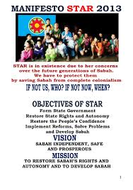 Click on an image for the pronunciation. Star Sabah Manifesto English Final Final