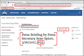 You will include the name of the executive producer and years after the. How To Cite A White House Press Briefing In Apa Mla Or Chicago Easybib