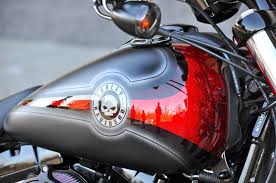 Black And Red Motorcycle Paint Jobs Beautiful Custom Breakout Loving The Red Candy Paint With The Matte Black Harley Davidson Scrambler Harley Davidson Painting Harley Davidson Crafts