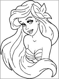 Disney princess ariel coloring pages. Most Magnificent Ariel Mermaid Girl Free Printable Coloring For Adults Disney And Teens Boys Cars Wecoloring Scaled Book Sheet Sheets Pictures To Color Little Online Coloring Pages