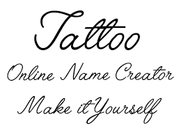 We did not find results for: Make It Yourself Online Tattoo Name Creator