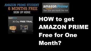 Start your 30 day free trial. How To Get Amazon Prime Free For One Month Youtube
