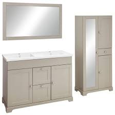 Meuble Sous Vasque Charme Ton Taupe H 82 1 Cm L 120 Cm P 46 Cm Meuble Sous Vasque Meuble Salle De Bain Brico Depot Meuble Vasque