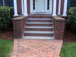 Front Yard Makeover Inspiration Brick Steps House Front Front Porch Steps