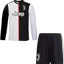 Juventus pre match jersey 202021 regular fit pre match jersey with v neck and short raglan sleeves. Juventus Full Sleeve Home Kit 2019 20 Tech2sports