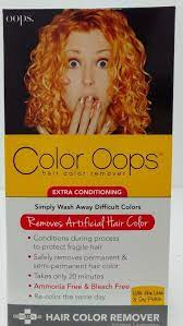 Color Oops Hair Color Remover Extra Conditioning Hair Dye Remover Fix Dyed Hair Hair Color Remover Hair Dye Removal Oops Hair Color Remover