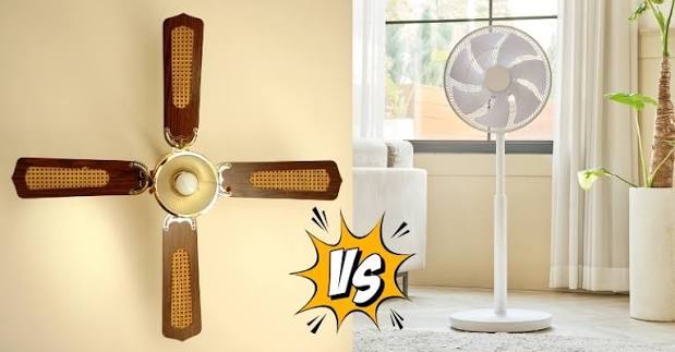 Nên dùng quạt trần hay quạt cây? Quạt nào tốn điện hơn?