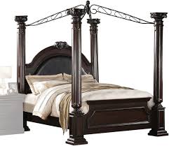 Shop by furniture assembly type. Acme Furniture Bedroom Roman Empire Ii Queen Bed With Canopy 21340q Aaron S Fine Furniture