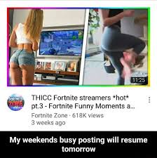 Top 100 fortnite thicc skins in game #3 подробнее. W Thicc Fortnite Streamers Hot Pt 3 Fortnite Funny Moments A Fortnite Zone 618k Views 3 Weeks Ago My Weekends Busy Posting Will Resume Tomorrow My Weekends Busy Posting Will Resume Tomorrow Ifunny
