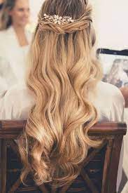 Wedding Hairstyle Idea In 2020 Dirndl Frisuren Brautfrisur Brautfrisuren Lange Haare