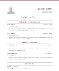 Resume Francais Exemple