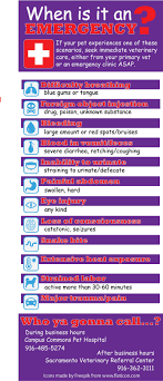 Pet Emergency Infographic Cheat Sheet For Scenarios That Qualify As An Emergency For Your Dogs Cats Or Othe Vet Technician Vet Tech School Vet Tech Student
