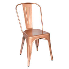 I And L Distributing Copper Brown Talix Dining Chair Outdoor Dining Chairs Copper Chair Dining Chairs