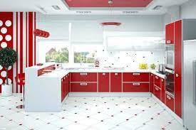 8 Hilarious Red Color Designs To Revolutionize Your Simple Kitchen Red Kitchen Decor Red And White Kitchen White Kitchen Decor