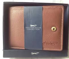Paul Costelloe Collection Brown Men Wallet Rrp 90 Brand New