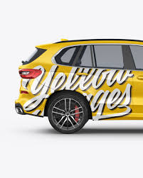 Download 42 Crossover Suv Mockup Side View Potoshop PSD Mockup Templates