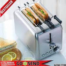 Cara nak buat pun senang sangat. Alat Pemanggang Roti Bakar Toaster Mesin Panggang Roti Toaster Xiaomi Shopee Indonesia