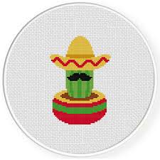 Grow your collection with this variopinto cactus free cross stitch pattern instead. Mexican Cactus Cross Stitch Pattern Daily Cross Stitch