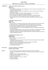 Would someone, who is new to the it field (with just an a+ cert and an associates. Desk Analyst Resume Samples Velvet Jobs