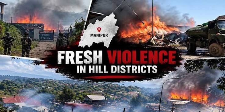 Manipur Violence: At Least 5 Killed, Homes and Shops Torched Across Hill Districts