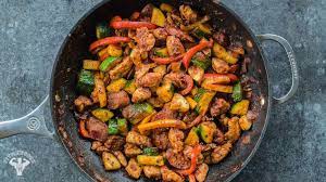 15 Minute Cajun Chicken Beef Sausage Meal Prep Chicken Home Hero Top Featured Home Top Featured Chicken Sausage Recipes Chicken Meal Prep Sausage Recipes