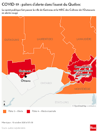 Pour obtenir une carte bancaire. Une Partie De L Outaouais Plonge En Zone Rouge La Presse