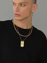 U7 Ciondolo con targhetta identificativa personalizzata in acciaio  inossidabile con incisione laser, testo, citazione, gioielli, targhette per  cani militari, collana personalizzata per uomo donna