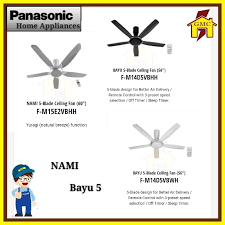 Ceiling fan bayu dengan design yg menarik dengan reka bentuk bilah nya yang memberi angin kuat. Sold Out Panasonic Bayu 5 Gmc Quality Service Facebook