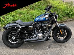 The all new 2021 harley davidson 48! Custom Paint Harley Davidson Sportster Forty Eight Blue Metalflakes Skull Harley Davidson Sportster Harley Davidson Sportster 883 Harley 48