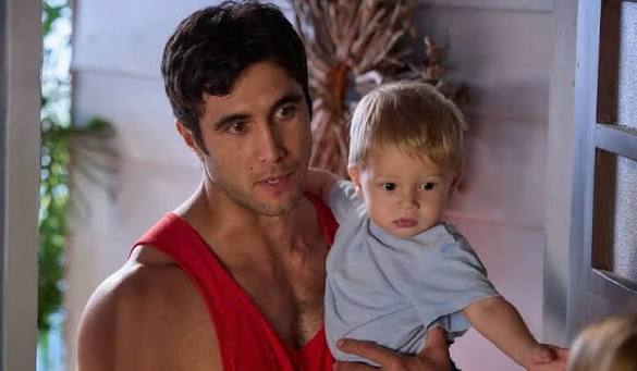 Dramatic moment: Tane realizes something is wrong with Harper, but it's too late...