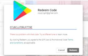 Check spelling or type a new query. Error Redeeming Google Play Code How To Solve The Problem On Mobile Techidence