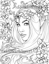 Hundreds of free spring coloring pages that will keep children busy for hours. Freckles The Fairy Coloring Page Printable Colouring For Etsy Paginas Para Colorear De Hadas Libro De Colores Arte De Hadas