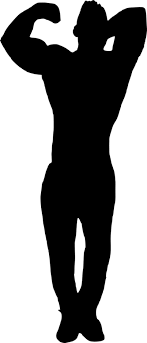 Muscle Man Bodybuilder Silhouette Png Free Png Images Png Free Png Images Beginner Workouts For Women Muscle Building Tips Biking Workout