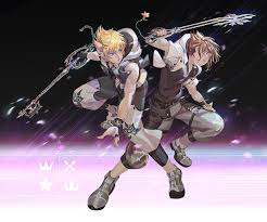 Thematically with the oathkeeper and oblivion, symbolizing light and darkness as well as kairi and riku. Fishee Commissions Open On Twitter Oathkeeper Form Sora And Oblivion Form Roxas Kh3 Kingdomhearts