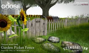 Maybe you would like to learn more about one of these? Second Life Marketplace Goose Garden Picket Fence Natural Wood