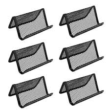 Get it as soon as mon, jul 12. Black Metal Mesh Business Card Holder Desk Business Card Organizer For Desk Office Name Card Black 6 Pack Buy Online In Antigua And Barbuda At Antigua Desertcart Com Productid 141672615