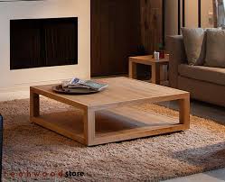 Ethnicraft Oak Duplex Coffee Table Couchtisch Perfekte Konstruktion Mit Zeitloser Ausstrahlung Aus We Wohnzimmertische Couchtisch Holz Couchtisch Quadratisch