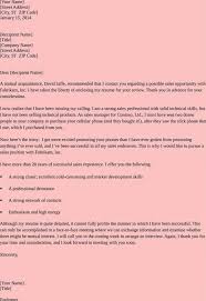 Indicate the involvement of the contact with your application right away. Sales Cover Letter Sample Letters And Examples