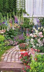 32 Lovely Flower Garden Design Ideas To Beautify Your Outdoor Homyhomee Cottage Garden Front Yard Garden Cottage Garden Design