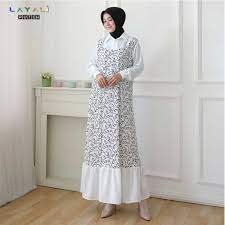 Tentu saja contoh tema acara kebersamaan memang telah banyak dicari oleh orang di internet. Model Gamis Terbaru 2019 Gamis Lebaran Motif Polkadot Mix Salur Danita Dress By Layali Shopee Indonesia