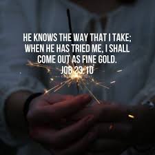 He Knows The Way That I Take When He Has Tried Me I Shall Come Out As Gold Job 23 10 Child Of God Do Not Knowing God Faith Quotes Inspirational Quotes